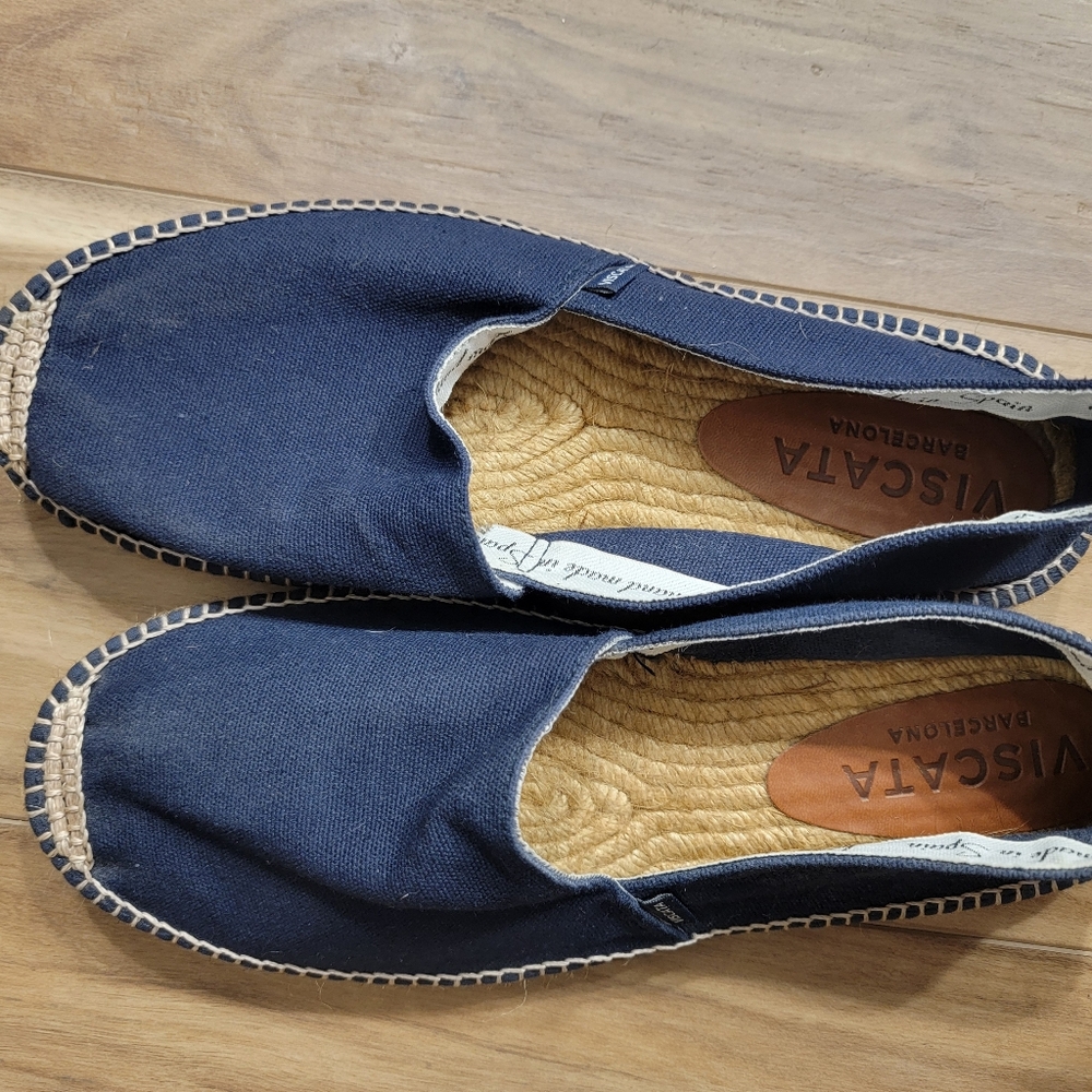 Size 44 EU 12 Viscata Women's Espadrille Shoes - Picture 2 of 5